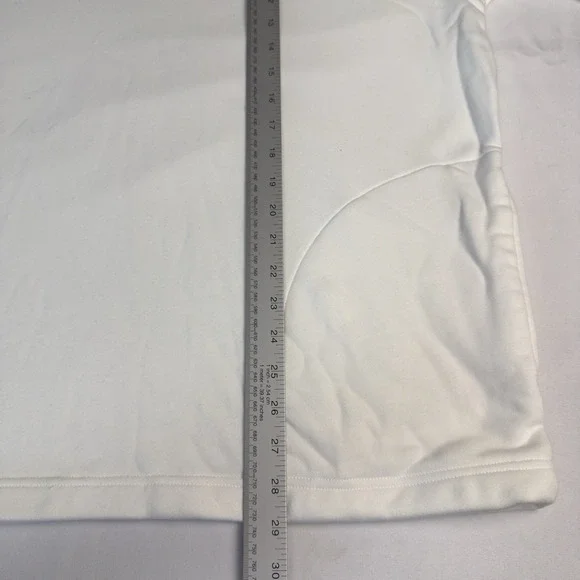 Nike Club Fleece Oversized Mock-Neck Sweatshirt Womens Medium FB8664-100 White - Picture 4 of 10